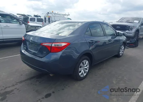 2015 Toyota Corolla Le из США, поврежденный, VIN 2T1BURHE4FC236666